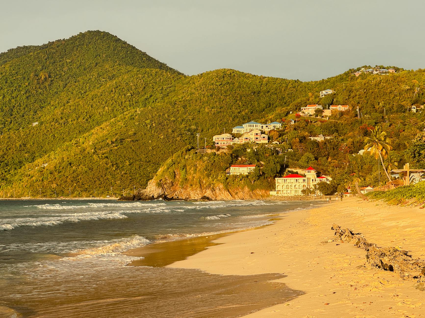 Tortola British Virgin Islands golden sandy beach Caribbean coast