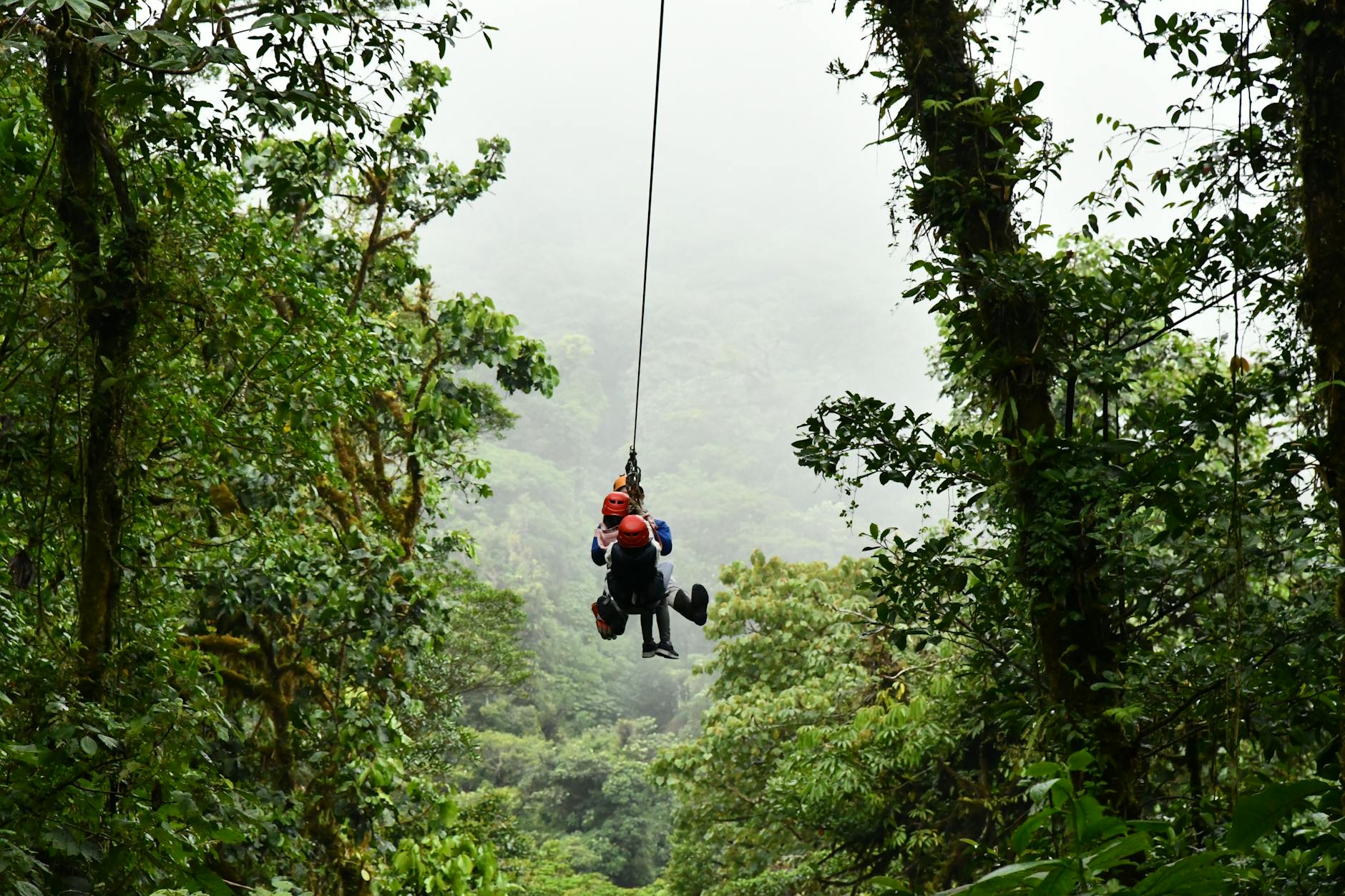 Monteverde cloud forest Costa Rica zip-lining adventure canopy tour