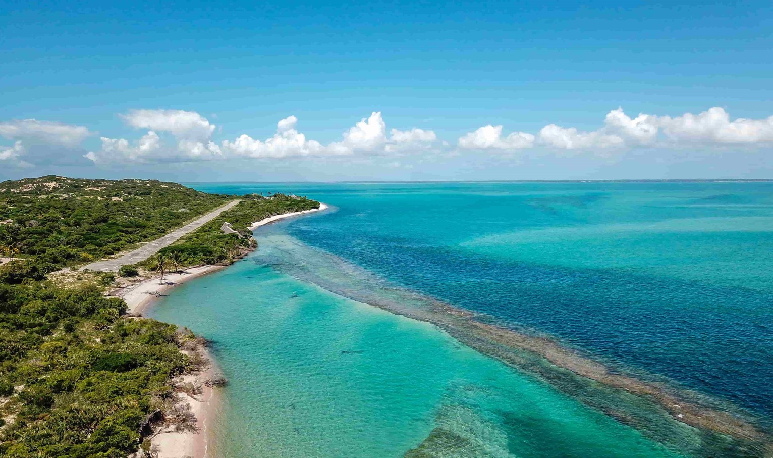 Bazaruto Archipelago Mozambique turquoise Indian Ocean aerial view