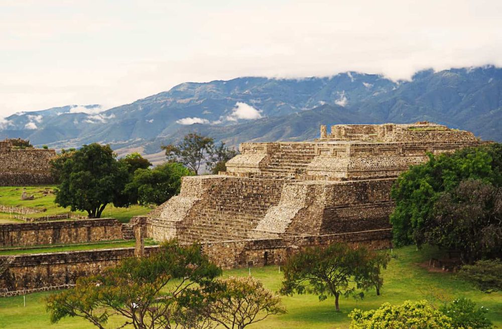 Monte Alban Oaxaca Mexico UNESCO World Heritage Zapotec pyramids