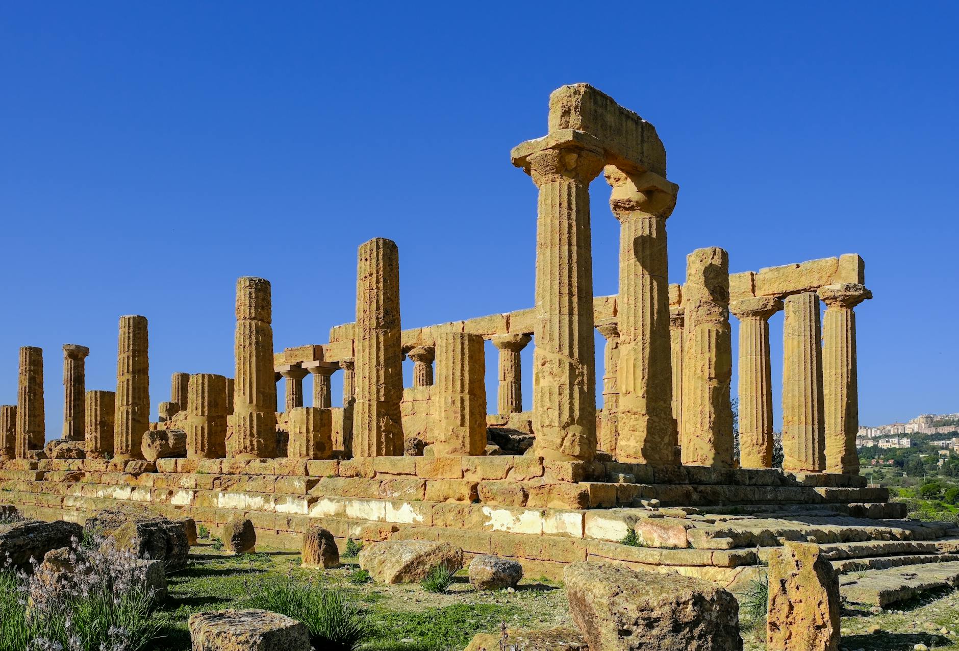Valley of the Temples Agrigento Sicily Italy ancient Greek ruins